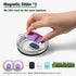 20 oz Tumbler Lids,Magnetic Tumbler Lid Replacement for YETI,BPA Free 2 Pack Purple Tumbler Lids & 3 Pack Magnetic Slider...