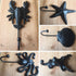 Wall Hooks Heavy Duty,Decorative Cast Iron Whale Tail Nautical Wall Coat Hook Utility Hanging Hook Clothes Store Display Hook...