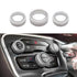 Keptrim Bling Crystal Rhinestone AC Air Conditioner Switch Volume Tune Knob Button Ring for Dodge Challenger Charger Ram Chrysler 200 300 300s, fo...
