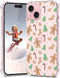 Christmas Clear Phone Case for iPhone 15, Gingerbread Man Pattern Case Cover Soft TPU Protective Slim Shockproof Cover Boys Girls Phone Case for i...