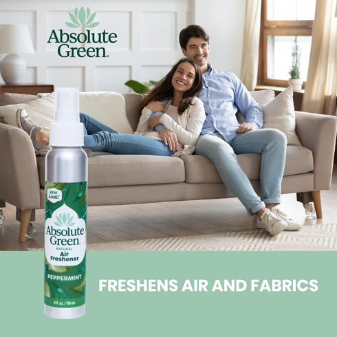 100% Natural Air Freshener Room Spray, PEPPERMINT, Non-Toxic,Safe Around Home, Food, Kids,Pets, Odor Eliminator, non-aerosol (Pack of 1) 4 oz...