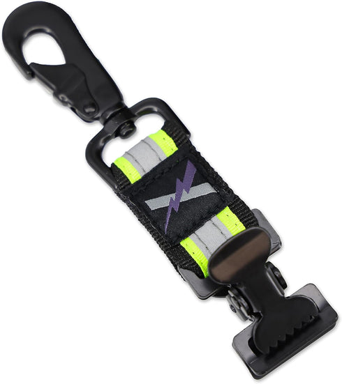 The Original Lightning X Reflective Firefighter Rescue Extrication Work Glove Strap w/Alligator Clip...