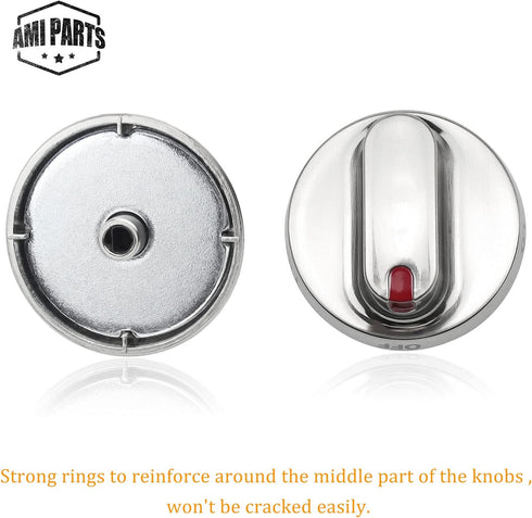 AMI PARTS DG64-00472A DG64-00347A Compatible with Samsung Stove Knob - Range Gas Stove Knob Dial - Replaces DG64-00472A DG64-00347B NX58F5500SS NX58F5500SS