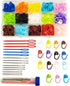 300 Pcs Stitch Markers,15 Colors Knitting Crochet Locking,15 Pcs Large Eye Blunt Sewing Needles with Storage Box...
