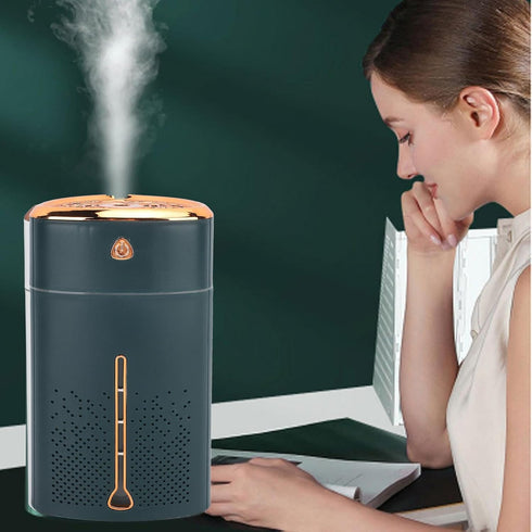Portable Humidifier, Night Light 1000ml USB (Green), BusoThkvzyge8b1t-12...
