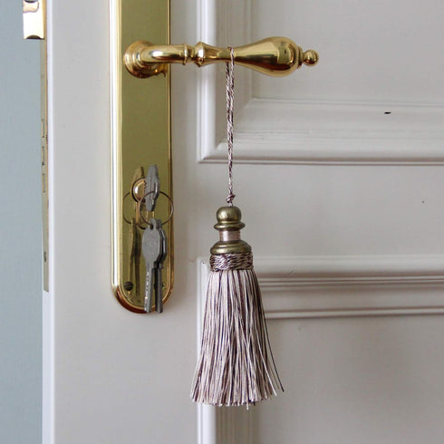 2 Pack Tassel Key Tassel with Loops, Handmade Tassel Craft, DIY Accessories for Home Decoration...