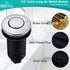 Sink Top Garbage Disposal Air Switch Button with Air Hose, Brushed Nickel Long Button...
