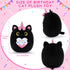 Happy Birthday Gift Black Cat Plush Toys-11'' Black Cat Plushies Anime Plush-Kawaii Birthday Plushie Stuffed Animals Cute Plushies, Black Cat Plus...