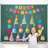 Fulmoon 48 Pcs Happy Birthday Bulletin Board Set Monthly Hat Birthday Cutouts Birthday Hat Bulletin Board Birthday Calendar Balloon Cutouts Classr...