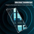 for ZTE Nubia Red Magic 9 Pro Case with Screen Protector (2-Pack), HD Scratch Resistance 9H Tempered Glass,Transparent TPU Shock-Absorption Flexib...