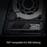 ARCTIC M2 Pro - Heatsink Cooler for M.2 2280 SSD, with ARCTIC TP-3 thermal pads, compatible with PC & gaming consoles, for dual and single-sided S...