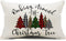 DFXSZ Christmas Pillow Covers 12x20 inch Christmas Tree Buffalo Porch Lumbar Pillow Covers Decor Farmhouse Outdoor Pillowcase for Couch Sofa...