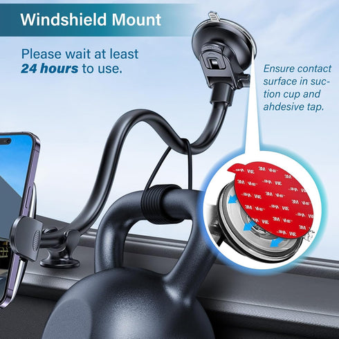 volport Sticky Adhesive Replacement for Dashboard Suction Cup Mount, 80mm (3.15") 4pcs 3M VHB Circle Double-Sided Extra Strong Adhesive Sticker Ta...