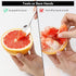 Hiware 4-piece Grapefruit Spoons and Grapefruit Knife, 18/8 Stainless Steel...