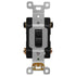 ENERLITES 30 Amp Double-Pole Toggle Light Switch, 30A 120/277V, Self-Grounding, Industrial Grade, UL Listed, 82300-BK, Black...