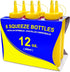 New Star Foodservice 26498 Squeeze Bottles, Plastic, 12 oz, Yellow, Pack of 6...