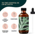 Folkulture Tea Tree Oil for Skin - 4 Fl Oz - 100% Pure, Natural and Undiluted Tea Tree Essential Oil, Premium Grade with Glass Dropper, Organic Oi...