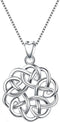 EVER FAITH 925 Sterling Silver Infinity Love Celtic Knot Pendant Necklace Birthday/Mothers Day/Valentines/Christmas Jewelry Gift for Friend Sister...