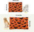 Happy Halloween Dog Bed Mat for Small Dog Puppy Cat Kitten, Halloween Bats Pattern Ultra Soft Pet Bed Mattress for Crate with Anti-Slip Washable, ...