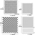 Dots Stencils - 4 Pcs Polka Dot Stencils, Assorted Sizes, Reusable Mylar Plastic Templates for DIY Crafts | Painting on Wood, Furniture, Walls, Sc...