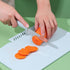 Small Plastic Cutting Board with Knife, Cutting Boards for Kitchen Reusable Plastic Utility Cutting Board Multifunctional Portable Fruit Chopping ...