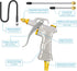 Air Gun for Compressor, Air Blow Gun with Brass Adjustable Air Nozzle, Air Tools, Air Compressor Accessories with Air Nozzle Hose, Industrial Pneu...