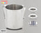 Stainless Steel Netilat Yadayim Cup - Medium 5” Straight Solid - Dual Handle - Rust, Break and Crack Proof Negel Vasser Cup - Judaica Gift Collect...