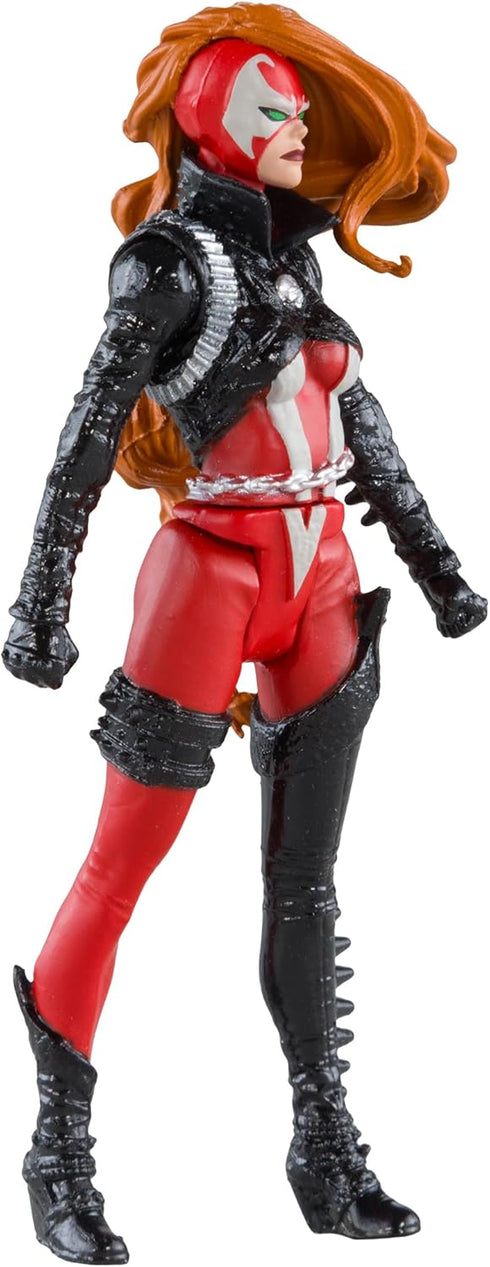 McFarlane Toys - Spawn Page Punchers 2pk She Spawn and Curse 3in Action Figures with Comic...