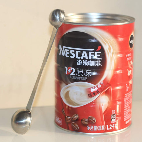 CoaGu Dual-Measure Coffee Scoop Set: 1 Tsp (5ml) & 1 Tbsp (15ml) Long-Handled Stainless Steel Scoops for Precise Coffee and Baking Measurements...