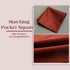 2 Pcs Solid Cinnamon Color Bow Tie and Pocket Square Man's Satin Bow Tie with Suit Handkerchief Pre Tied Style Pocket Square for Wedding Party Dre...