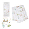Lulujo Baby Cotton Muslin Swaddle Blanket, 47 x 47-Inch, Golf...