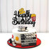 Film Cake Topper Movie Cinema Birthday Cake Decoration Happy Birthday Sign Cake Decor for Film Projector Movie Night Camera Popcorn Theater Theme ...