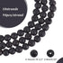 PH PandaHall 940pcs (10 Strands) 4mm Natural Black Lava Stone Beads for Jewelry Making, Oil Diffuser & Chakra Beads...
