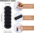 GORGECRAFT 60PCS Foam Pencil Holder Grips Black Pen Grippers Pencil Cushion Pen Holder Sponge Grips Painting Drawing for Adults Arthritis Writing ...