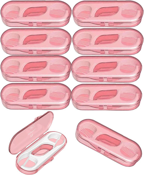 Holy Rose Dental Floss Picks Portable Case,Adult Floss Sticks Case 10 Box,Portable Travel Flosser Toothpicks Box is for Home?Travel?Cleaning Teeth...