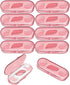 Holy Rose Dental Floss Picks Portable Case,Adult Floss Sticks Case 10 Box,Portable Travel Flosser Toothpicks Box is for Home?Travel?Cleaning Teeth...