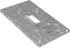 Silver Bling Rhinestones Single Toggle Switch Light Switch Cover Plates Decor Cute Sparkling Wall Plates For Home Bedroom Kitchen Outlet Covers De...
