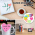 Self-Sticky Notes, Sticky Notes, 12 Colors Heart Bright Colorful Sticky Pad, for School Office Bible Study 2.76 x 2.76 Inch 600 Sheets...