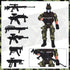 AMOR PRESENT 6PCS Army Men Soldiers, Special Force Action Figure with Weapons Military Soldier Playset Army Toy Set...