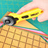 SOMOLUX 45mm Rotary Cutter with 45mm 5 Pcs Replace Blades for Quilting Scrapbooking Sewing Arts Crafts, Sharp and Durable...