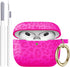for AirPod Case 3rd Generation Cover with Keychain Accessories,Leopard Engraved Skin Soft Cover for AirPod 3rd Generation CaseFull Protection,Fron...