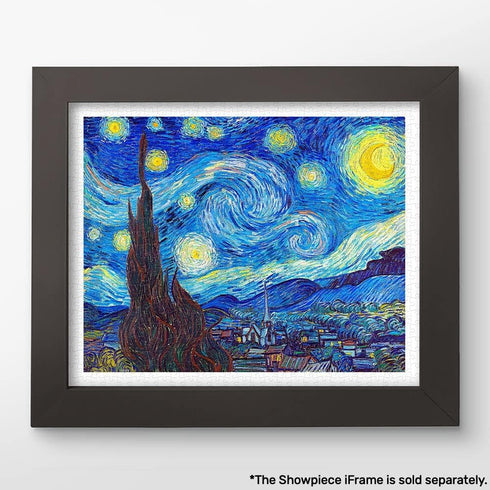 Pintoo Jigsaw Puzzles 500 Piece for Adults - Vincent van Gogh - The Starry Night, June 1889 Beautiful Plastic Puzzle for Home Decor Zero Dust Easy...