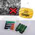 Battery Case AA/AAA Battery Holder Container Compact Portable Organizer Storage Case Insulative Plastic Clear Protective Battery Case for Travelli...
