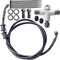 Motorcycle Hydraulic Brake or Clutch Line Hose and Motorcycle Hydraulic Brake Line Tee Hose Connector 3 Way Adapterffor Motorcycle Dirt Bike ATV M...