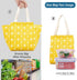 iknoe Insulated Lunch Bag for Women, 9L Sturdy Wide-Open Foldable & Portable Lunch Tote with Interior Pockets, Water-resistant Thermal Lunch Coole...
