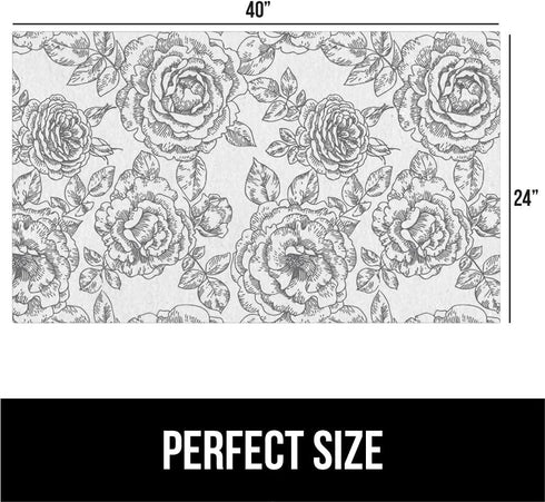 GORILLA GRIP LeakGuard Non-Adhesive Under Sink Mat for Kitchen Cabinet, 24x40, Waterproof Quick Dry Shelf Liner, Durable Absorbent Felt Mats for B...