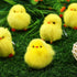 24 Pcs Small Chicken Keychain 3 Inch Realistic Plush Farm Chick Mini Ornaments Yellow Fluffy Chicken Stuffed Animal Soft Chicken Toy Photography P...