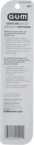 GUM Denture Brush - Dual Headed Hard Bristle Toothbrush for Dentures & Acrylic Retainers - Dentist Recommended Denture Cleaner (6pk)...