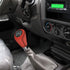 5 Speed Car Knob Shifter Handle, Leather MT Gear Stick Shift Fit Most Manual Transmissions, Red...