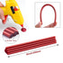 10 Pieces Sealing Wax Glue Sticks, 8 Inch Long Mini Hot Glue Gun Sticks for Envelopes, Wedding Invitations, Cards, DIY Art Craft (7mm Diameter, Re...